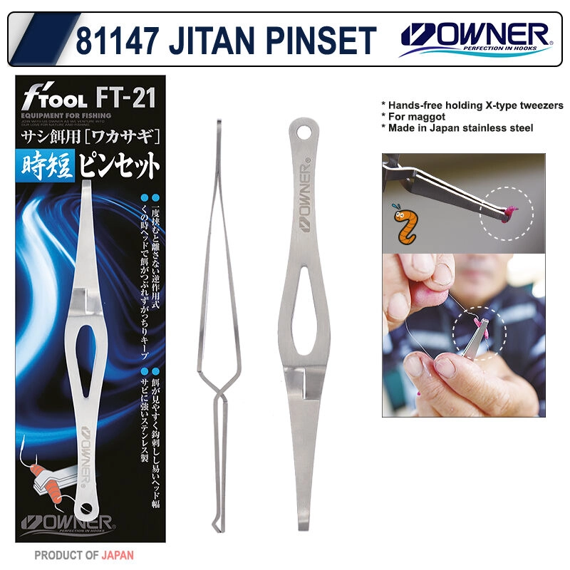 Owner%2081147%20Jitan%20Pinset%20(FT-21)%20-%20Ters%20Mekanizmalı%20Yem%20Cımbızı