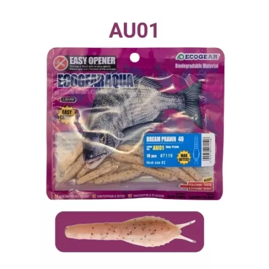 Ecogear Aqua Bream Prawn LRF Silikon Yem | LRF Dükkanı