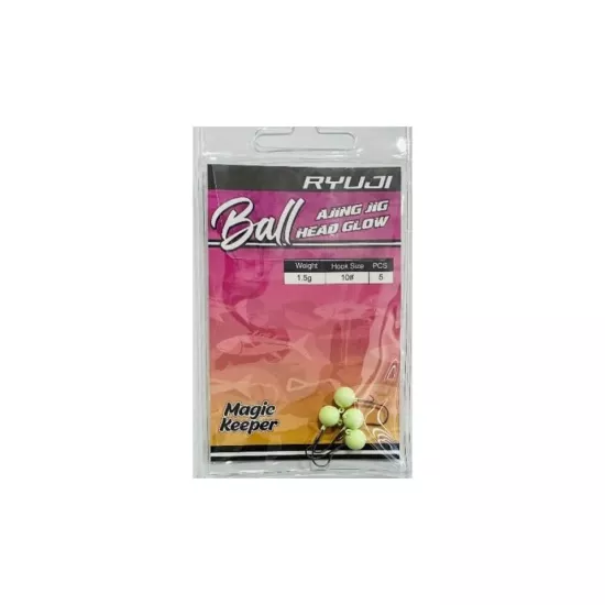 Ryuji Ball Ajing Glow Jighead- Glowlu Jighead - Lrf Dükkanı